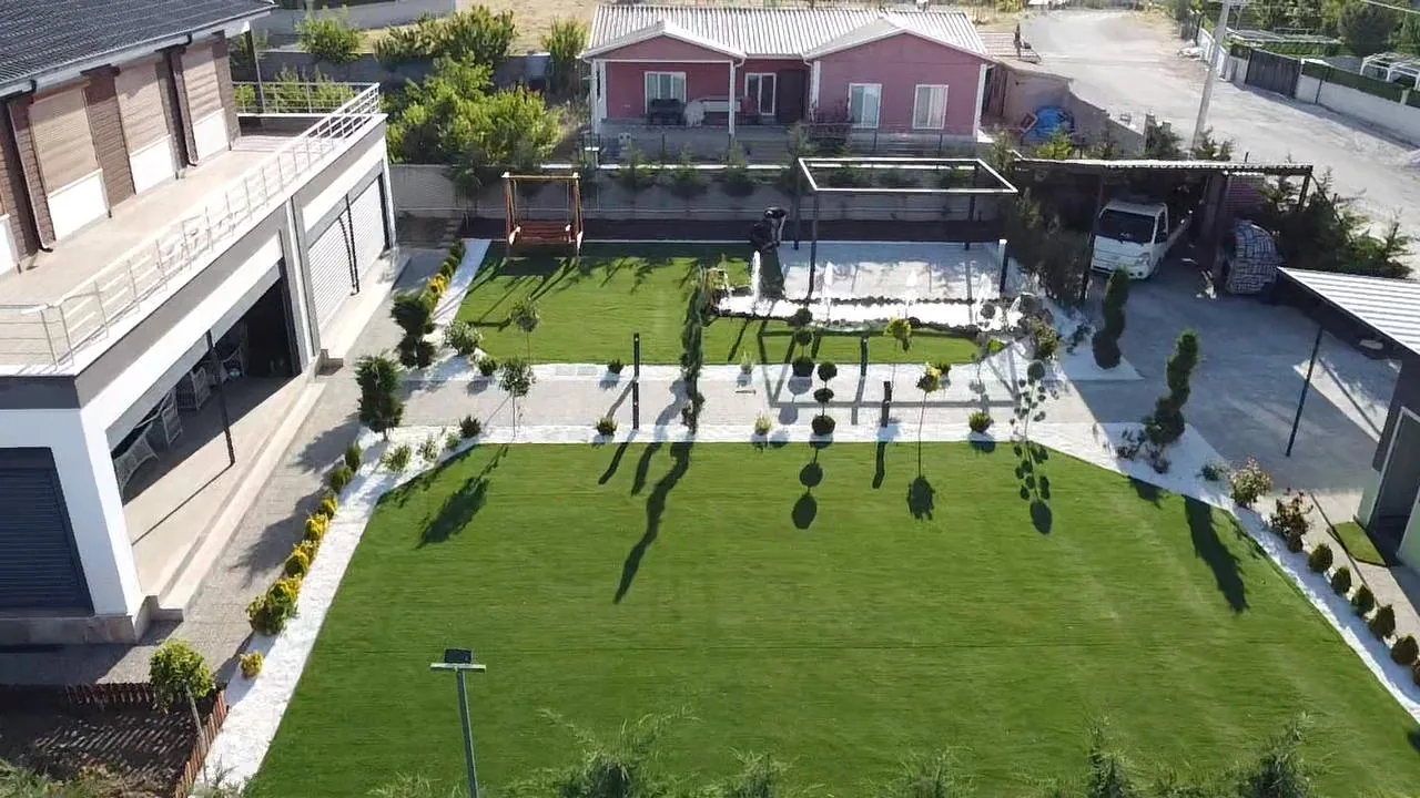 Peyzaj, villa bahçesi